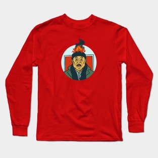 Harry On Fire - Home Alone Tribute Long Sleeve T-Shirt